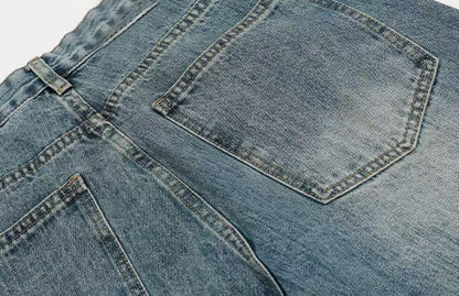 Printed Baggy Jeans