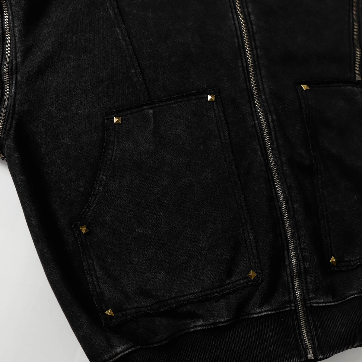 Rivet Zip Hoodie