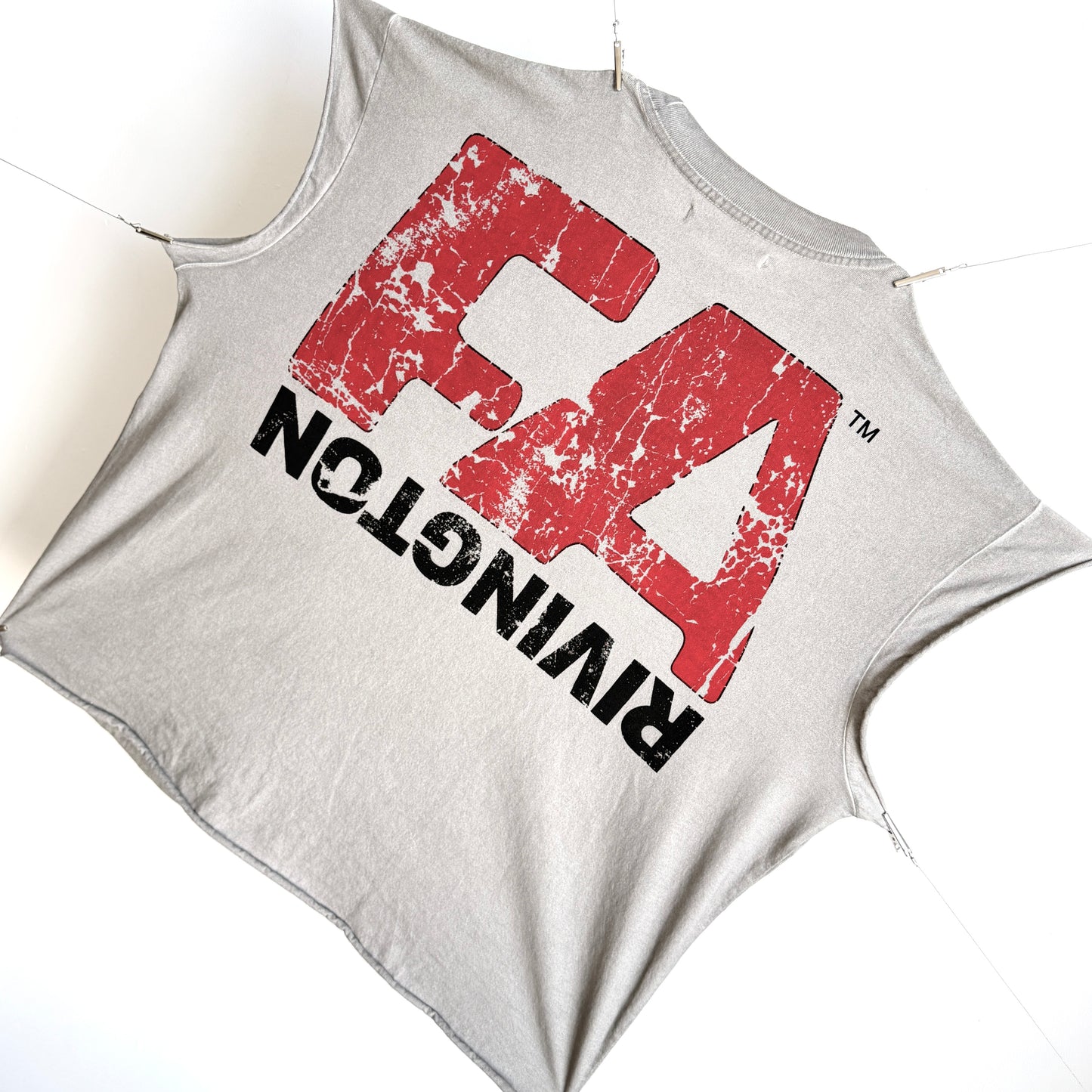 Rivington Roi Rebis Grey Minimal Graphic T-Shirt