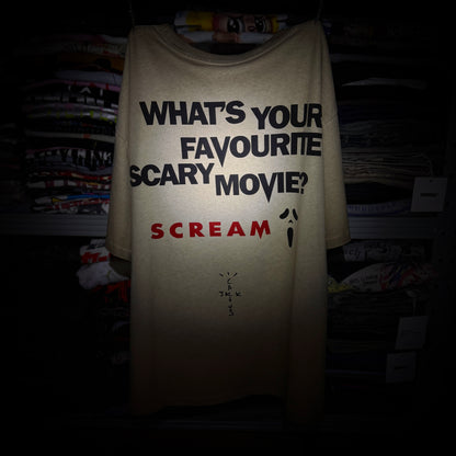 Scream Mask Vintage Graphic Oversized T-Shirt