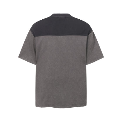Contrast Zip Pocket Oversized T-Shirt