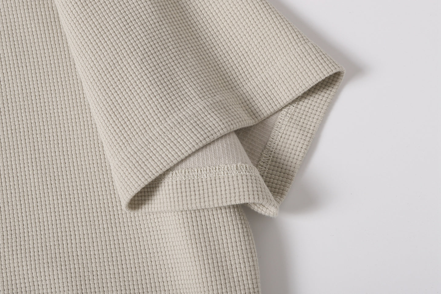 Waffle Button Tee