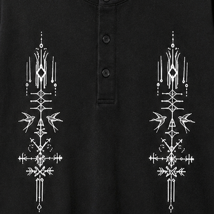 Tribal Henley Tee