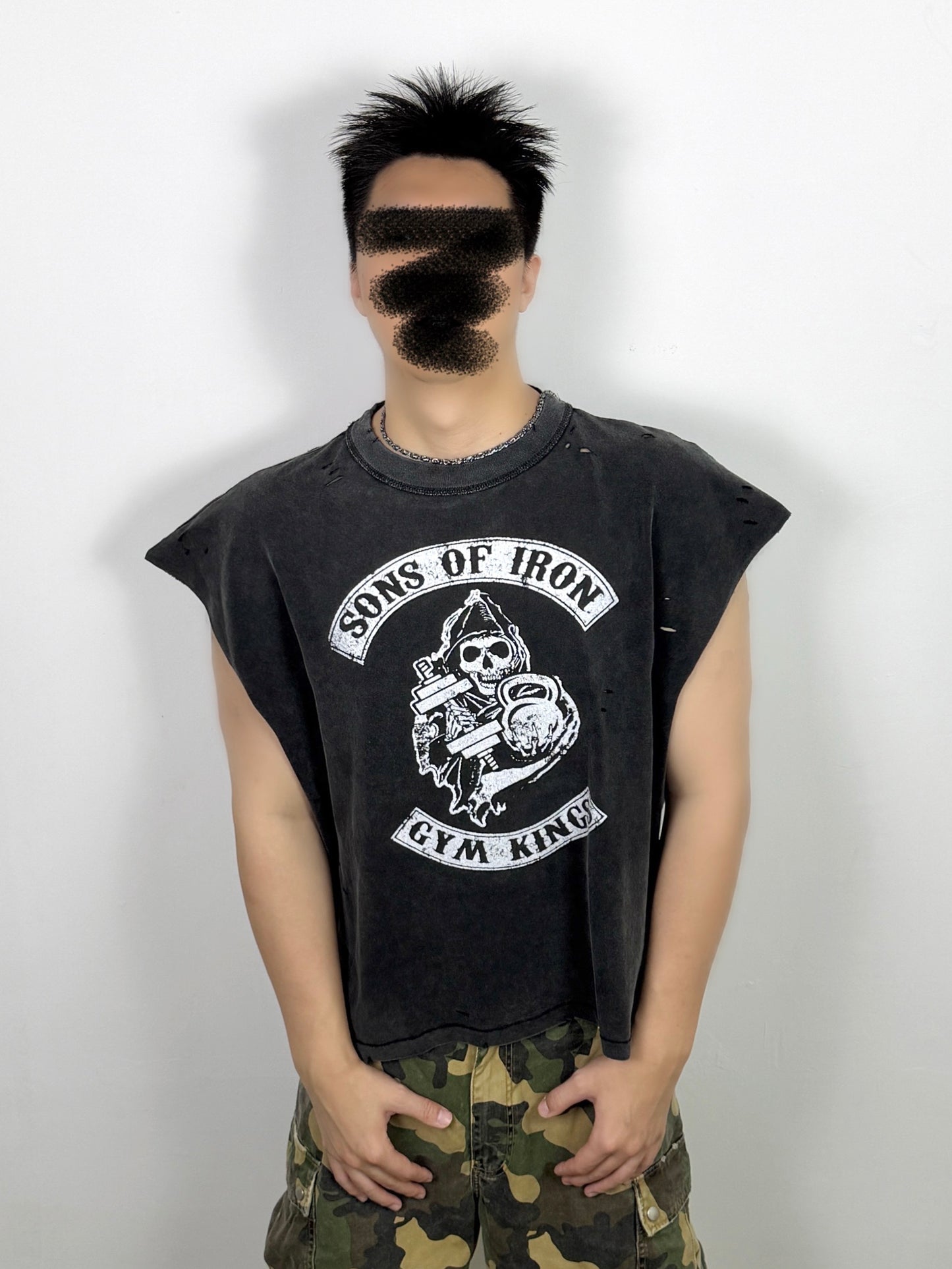Iron Brotherhood Raw Edge Muscle Tee