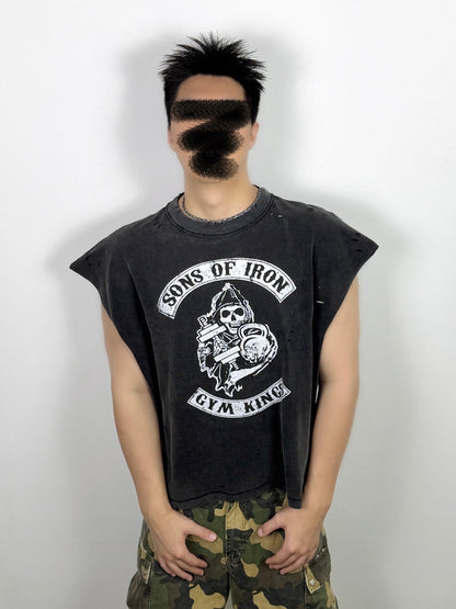 Iron Brotherhood Raw Edge Muscle Tee