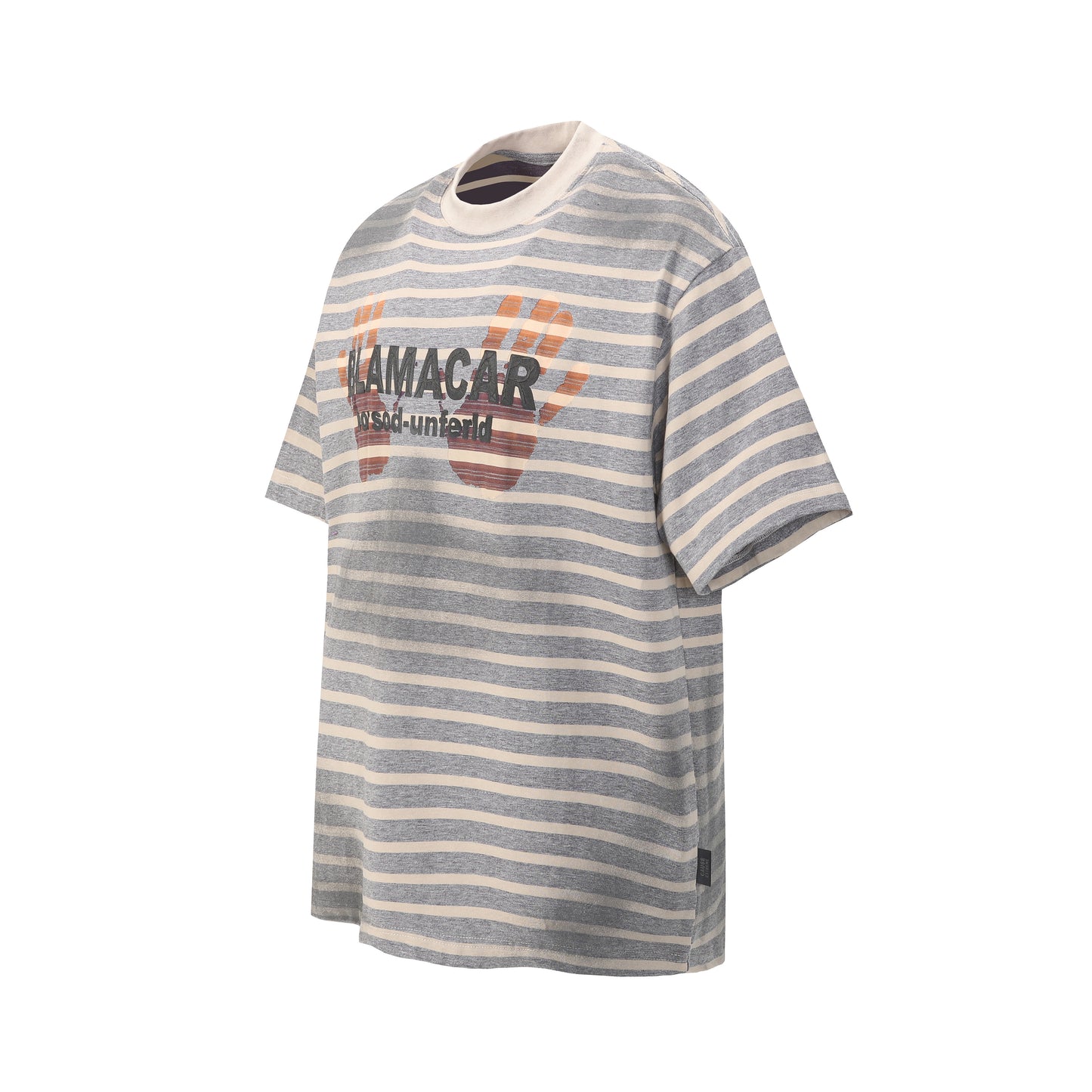 Vintage Stripe Graphic Oversized T-Shirt