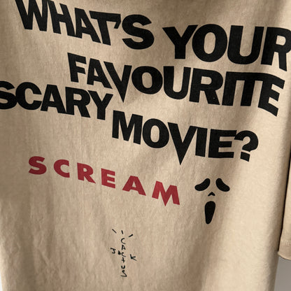 Scream Mask Vintage Graphic Oversized T-Shirt
