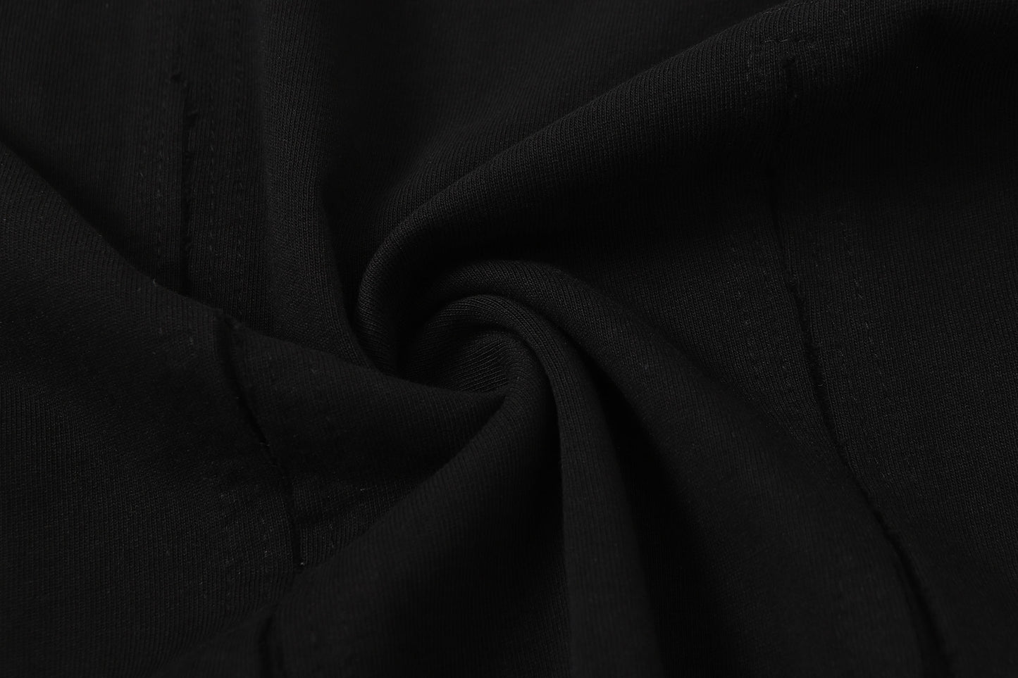 Washed Black Panel Seam Oversized T-Shirt